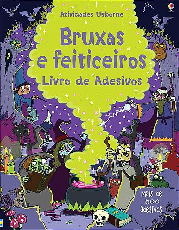 Bruxas e feiticeiros : Livro de adesivos