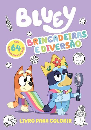 Bluey Livro para Colorir - Brincadeiras e Diversão