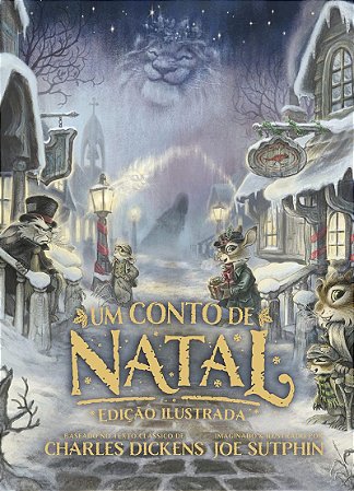 Um conto de Natal — Edição de luxo com capa dura e ilustrações internas: Edição ilustrada