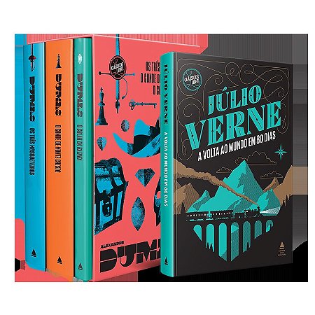 Kit Box Alexandre Dumas + A Volta ao Mundo em 80 dias