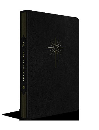 Bíblia NVT Filament, Com Recursos Interativos, Letra Grande, Slim, Capa Luxo Couro Sintético Preta: Slim Letra Grande