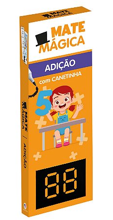 Adição - Livro Infantil de Matemática com Canetinha Reutilizável - Atividades Educativas