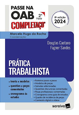 Passe na OAB 2ª Fase - Completaço - Prática Trabalhista - 8ª Edição 2024
