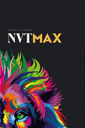 Bíblia NVT Max, Letra Regular, Com Plano de Leitura Anual, Introdução aos Livros Bíblicos, Capa Dura Leão
