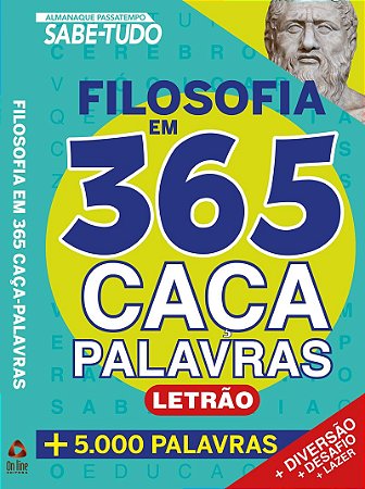 Almanaque Passatempo Sabe Tudo 365 Caça Palavras: Filosofia