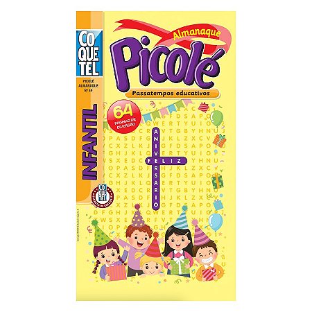 Almanaque Picolé 49 - Passatempos Educativos Infantil