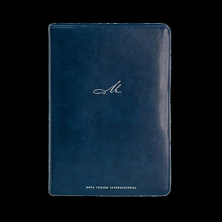 Bíblia de Estudo MacArthur NVI, Letra tradicional, Fonte Leitura Perfeita, Capa luxo Azul