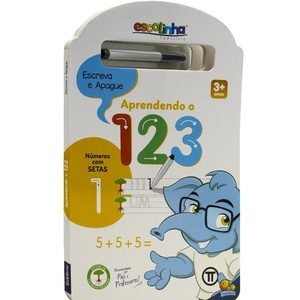 Escreva e apague: Aprendendo o 123 (Escolinha Todolivro)