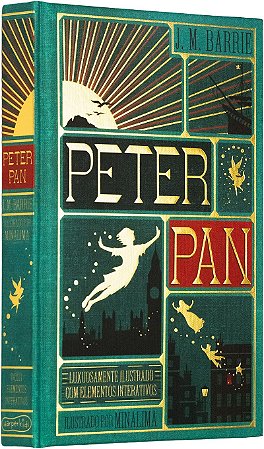 Peter Pan – Edição de luxo ilustrada e com elementos interativos do estúdio MinaLima