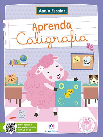 Apoio Escolar - Aprenda Caligrafia: Ovelha Rosa na Escola