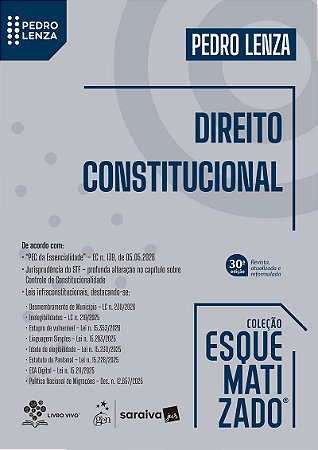 Direito Constitucional - Coleção Esquematizado - 30ª Edição 2026