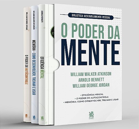 Biblioteca Desenvolvimento Pessoal: O Poder da Mente - Box com 3 Livros