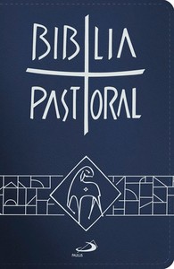 Bíblia Pastoral - Média - Zíper: Azul