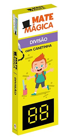Divisão - Livro Infantil de Matemática com Canetinha Reutilizável - Atividades Educativas