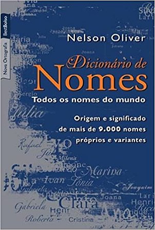 Dicionario de Nomes - Todos os Nomes do Mundo