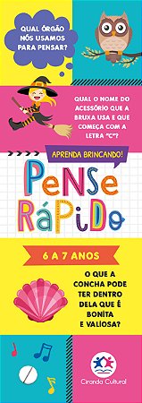 Pense rápido - 6 a 7 anos