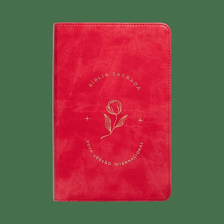 Bíblia NVI, Letra grande, Fonte Leitura Perfeita, Capa luxo Rosada