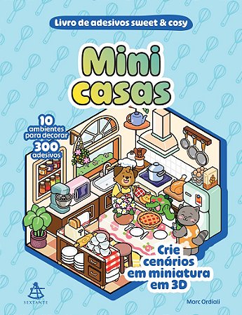 Mini casas – Livro de adesivos sweet & cosy