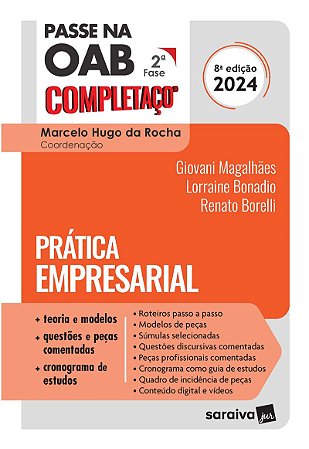 Passe na OAB 2ª fase Completaço®: Prática Empresarial - 8ª edição 2024