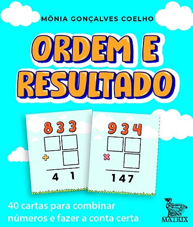 Ordem e resultado: 40 cartas para combinar números e fazer a conta certa