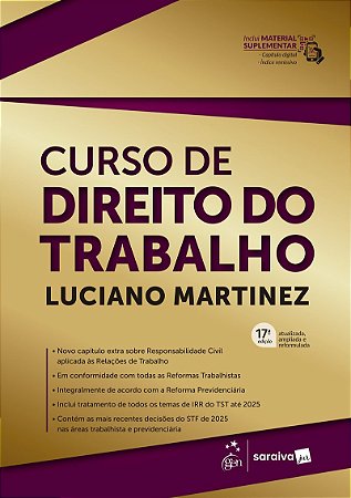 Curso de Direito do Trabalho - 17ª Edição 2026