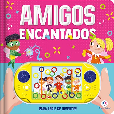 Amigos encantados com aquaplay de argolas