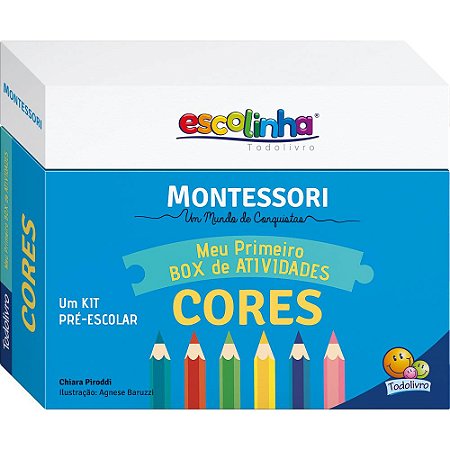 Escolinha MONTESSORI Meu P BOX de Atividades: Cores (Escolinha)