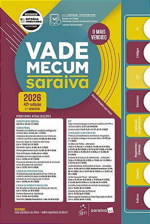 Vade Mecum Saraiva Tradicional - 42ª Edição 2026