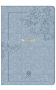 Bíblia NVT, Letra Tradicional, com comentários e notas de rodapé, Capa Couro ecológico Azul