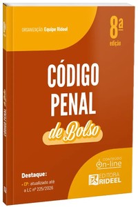 Código Penal - CP de Bolso - 2026 Rideel