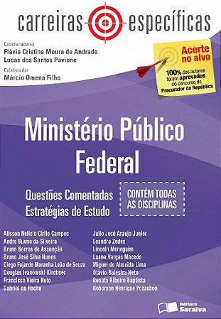 Ministério Público Federal: Questões comentadas - 1ª edição de 2013