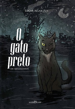 O gato preto em quadrinhos