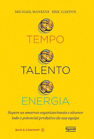 Tempo, talento, energia Supere as amarras organizacionais e alcance todo o potencial produtivo da sua equipe