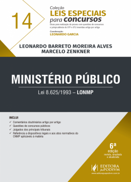 Ministério Público: lei 8.625/1993 - LONMP