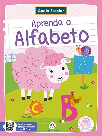 Apoio Escolar - Aprenda o Alfabeto: Ovelha Rosa na Escola