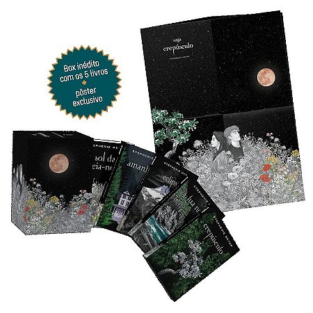 Box Crepúsculo – Edição comemorativa de 20 anos: acompanha pôster exclusivo