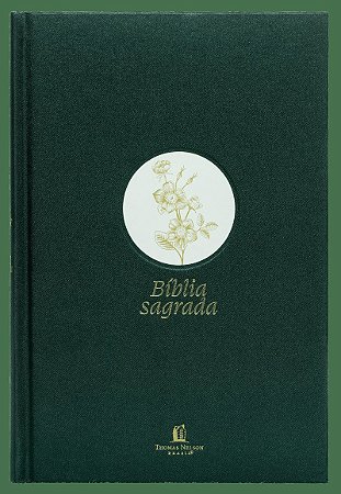 Bíblia NVI Slim, Letra grande, Fonte Leitura Perfeita, Capa dura com tecido Verde Flor Minimalista: Bíblia NVI Compacta