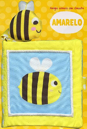 Amarelo: amigos animais com chocalho