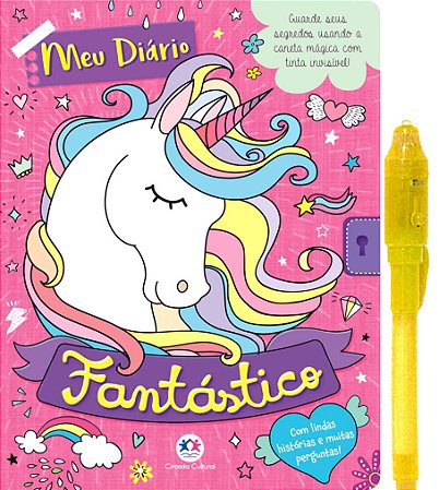 Meu livro diário fantástico - Com caneta especial
