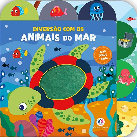 Diversão com os animais do mar