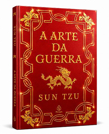 A arte da guerra - Edição Especial de Luxo Almofadada com Bordas Douradas e Fitilho
