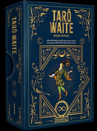 Tarô Waite Edição Especial: livro ilustrado do Tarot para leitura intuitiva: Acompanha Tarô Waite (78 cartas ilustradas por Pamela Colman Smith)