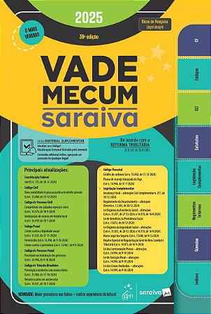 Vade Mecum Saraiva Tradicional - 39ª Edição 2025