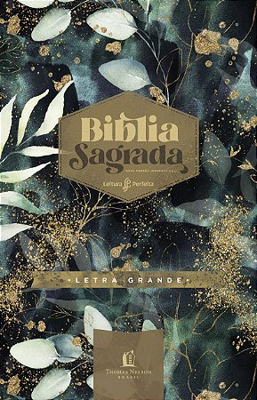 Bíblia NVI, Letra grande, Fonte Leitura Perfeita, Capa dura Jardim Noturno