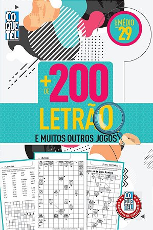 Livro Coquetel Mais de 200 Letrão Ed 29