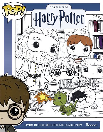 Livro de colorir oficial Funko Pop! Dos filmes de Harry Potter
