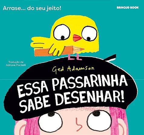 Essa passarinha sabe desenhar!