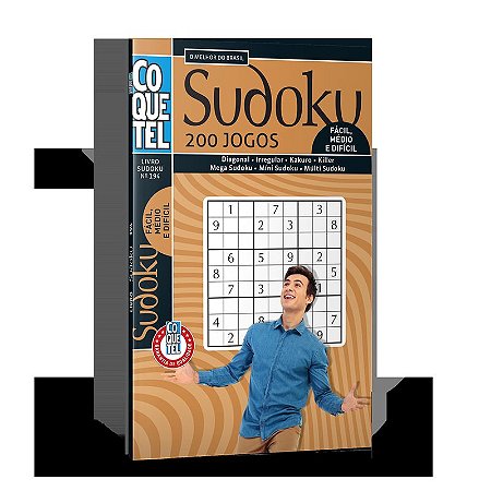 Livro Coquetel Sudoku FC/MD/DF Ed 194