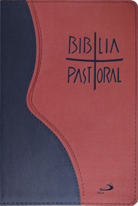 Bíblia Pastoral Média - Zíper - Vinho e Azul: Edição Limitada