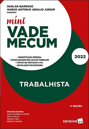 Míni Vade Mecum Trabalhista - 4ª edição 2022